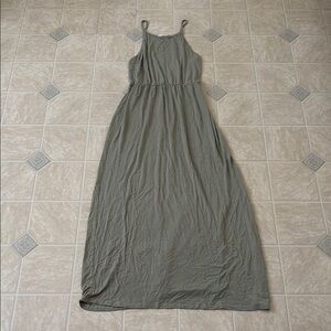 DoublJu Green Maxi Dress